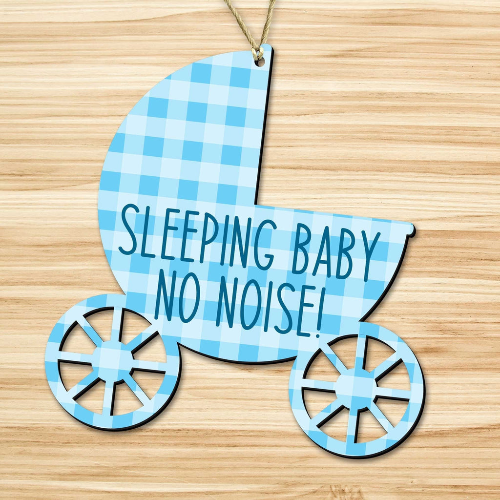 Baby Nap Time Doorbell Sign - Baby Sleeping Sign - Do Not Disturb Door Sign - Do Not Disturb Sleeping Sign - Baby Shower Gift 961050