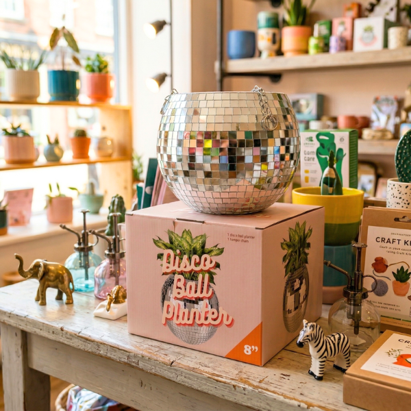 Disco Ball Planter