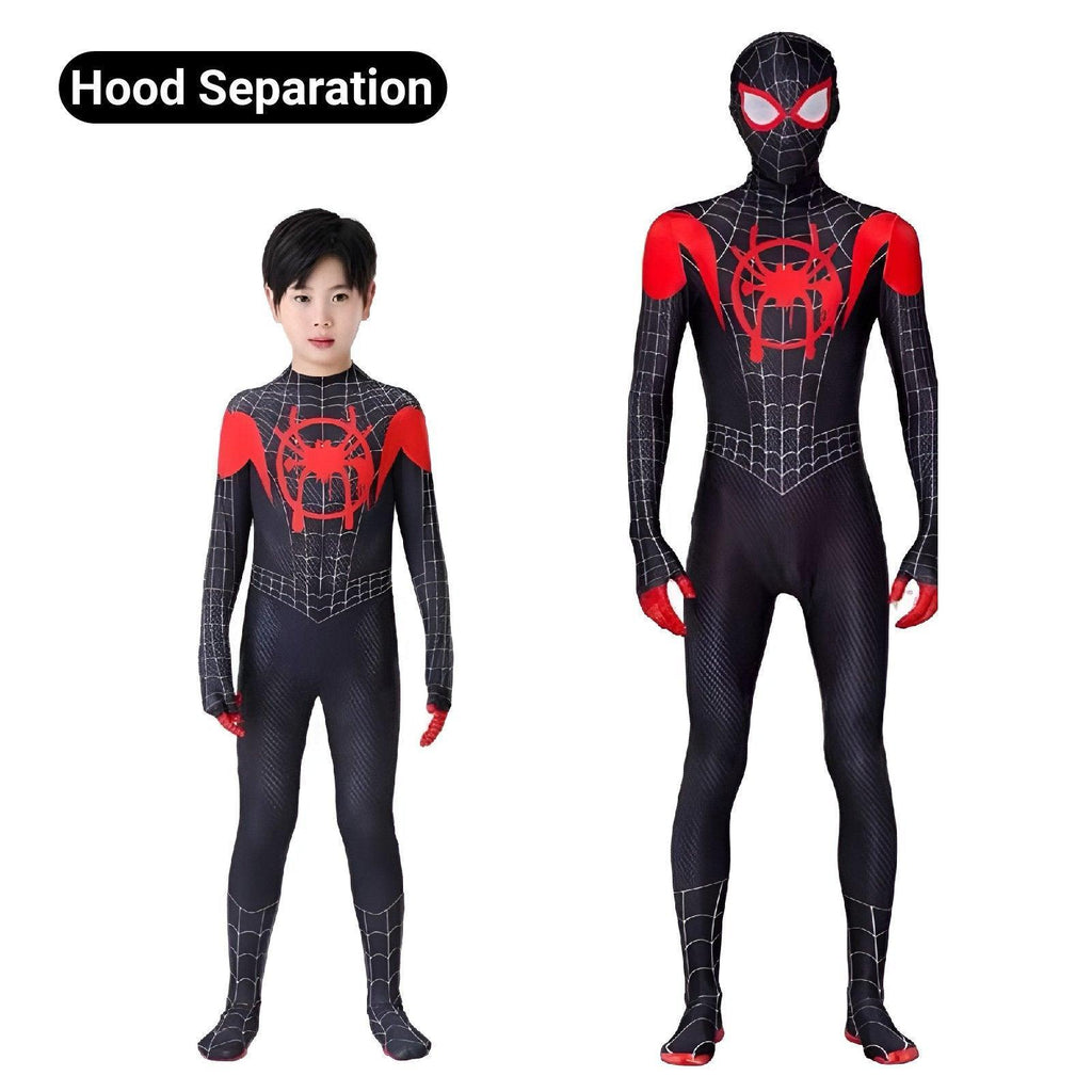 Spider Man Jumpsuit Set Miles Clothes Expedition Adult Kids Halloween Costume Gwen AU