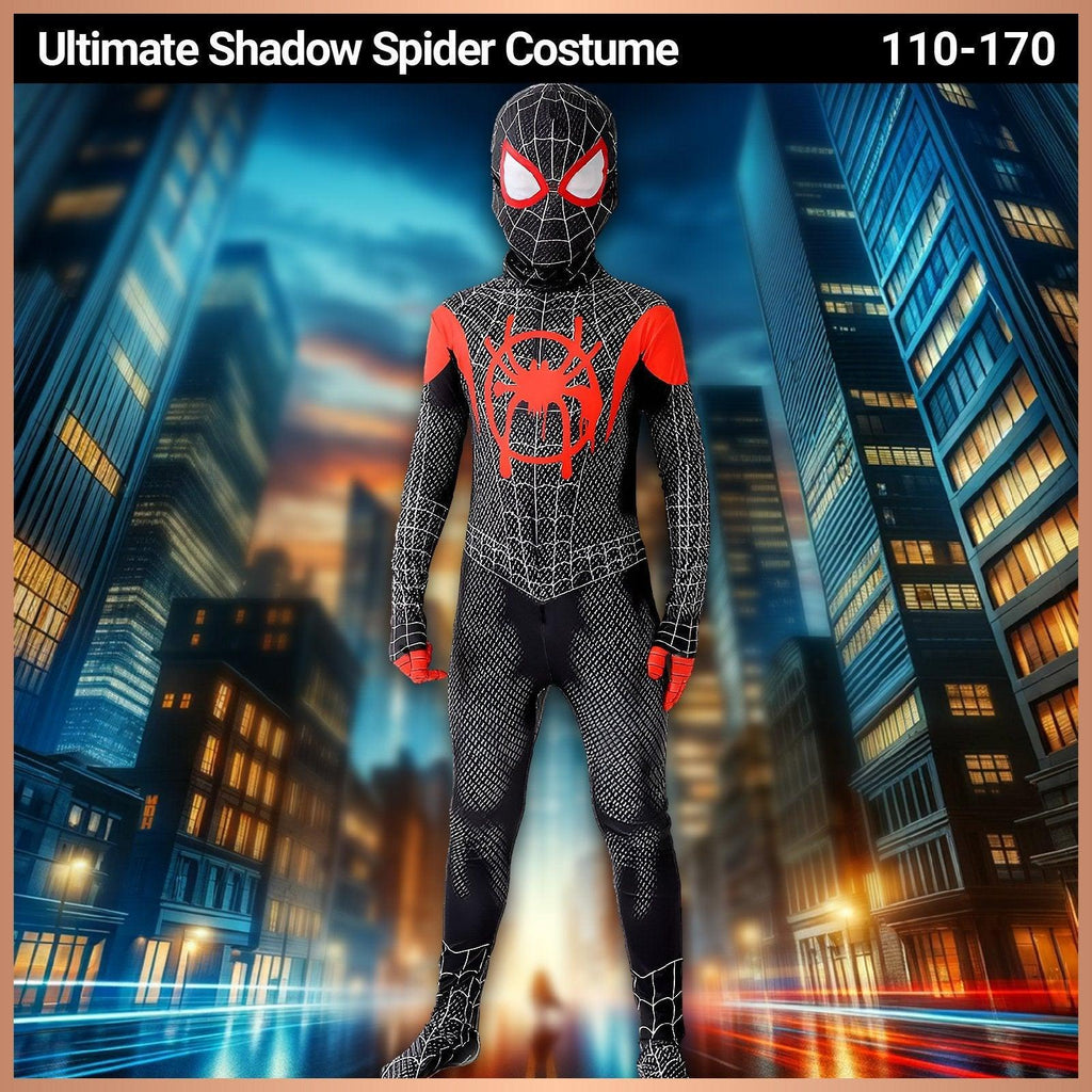 Spider Man Jumpsuit Set Miles Clothes Expedition Adult Kids Halloween Costume Gwen AU